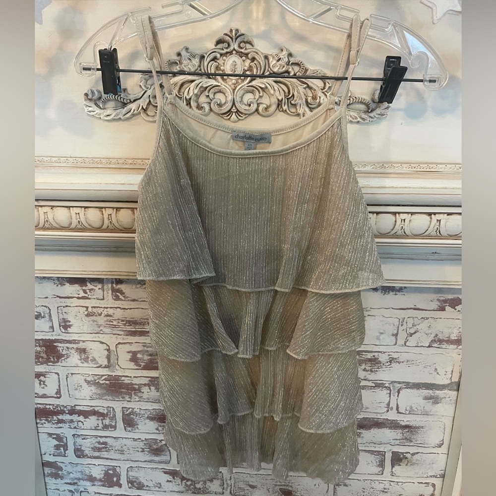 Gold dressy Tanktop
